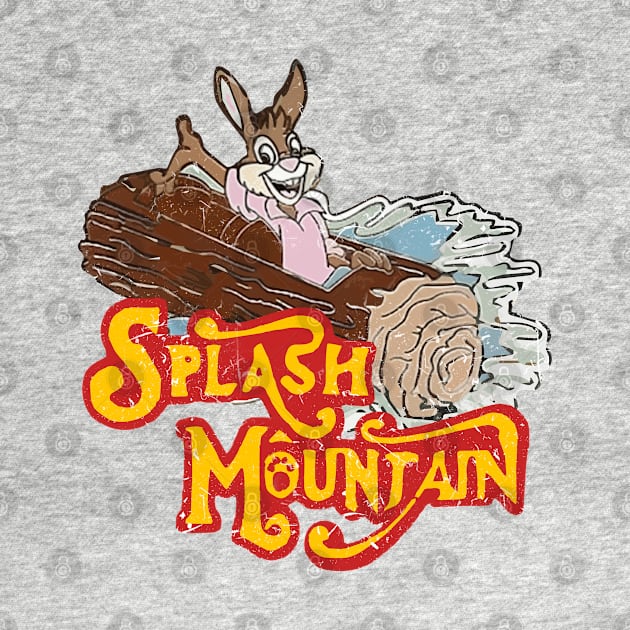 Splash Mountain Funny Rabbit by Semhar Flowers art